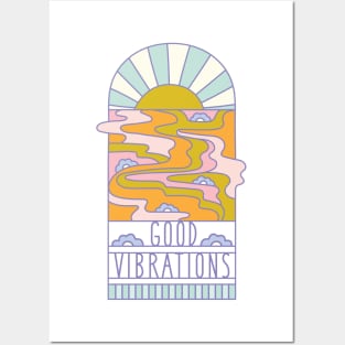 Good Vibrations emblem Posters and Art